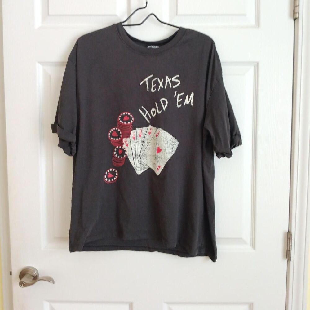 Girl Dangerous Women's Black and Grey T-shirt Size M